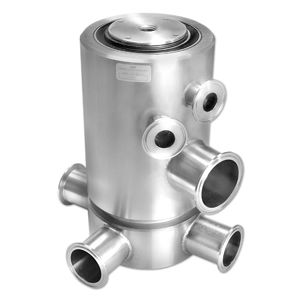 Raccord tournant pour huile - BE-05603 - DSTI - Dynamic Sealing Technologies - pour gaz / pour produits alimentaires / 3 passages