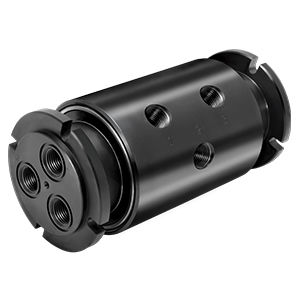 Raccord tournant pour gaz - NB-1250503 - DSTI - Dynamic Sealing Technologies - 3 passages / pour machine-outil / en acier au carbone