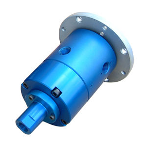 Raccord tournant pour huile - HF-07013 - DSTI - Dynamic Sealing Technologies - pour gaz / 3 passages / hydraulique