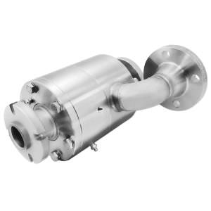 Raccord tournant pour produits chimiques - TF-10302 - DSTI - Dynamic Sealing Technologies - 2 passages / pour applications médicales / en acier inoxydable