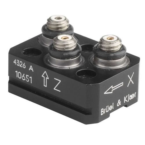 Accéléromètre triaxial - 4326 - Brüel & Kjaer - piézoélectrique / miniature
