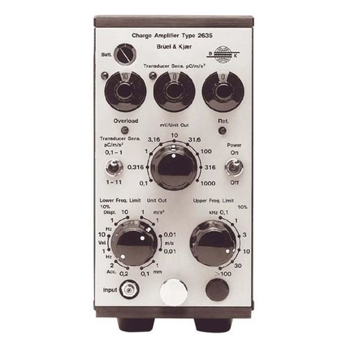 Amplificateur de charge - 2635 - Brüel & Kjaer - conditionneur / pour mesure de vibrations