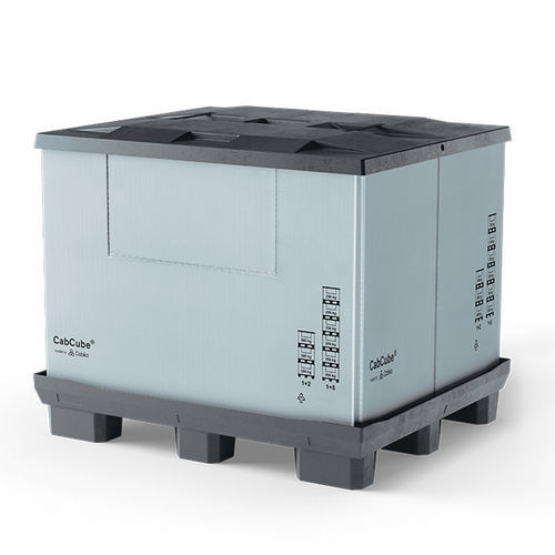 Caisse-palette pliable - CabCube 1.0 (9F)  - Cabka - en plastique / de stockage / de transport