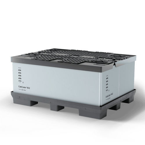 Caisse-palette pliable - CabCube 1612 (9F) - Cabka - en plastique / de transport / de stockage