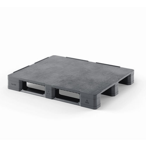 Palette en plastique recyclé - Eco US5 (CD-3R) - Cabka - ISO / de transport / de stockage