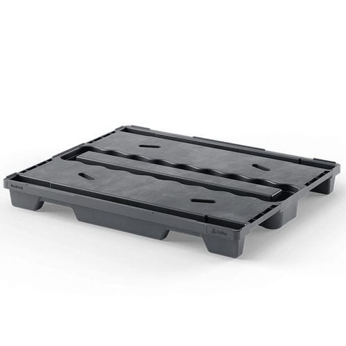 Palette en plastique recyclé - NestRack US (CD-4R) - Cabka - ISO / de transport / de stockage
