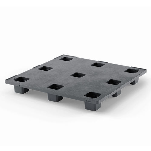 Palette en plastique recyclé - Nest S5 (CD-9F) - Cabka - ISO / de transport / de stockage