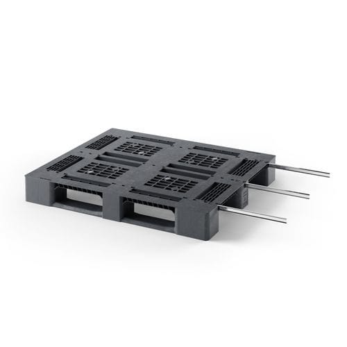 Palette en plastique recyclé - Eco i5.2 (OD-3R-3M) - Cabka - en métal / ISO / pour charges moyennes