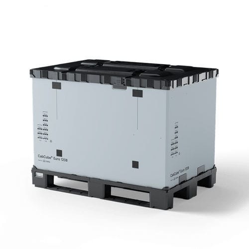 Caisse-palette en plastique - CabCube Euro 1208M (3R) - Cabka - en acier / de manutention / de sécurité