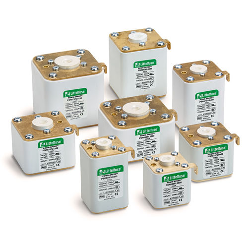 Fusible carré - PSR Series - Littelfuse - action super rapide / Classe aR / DC