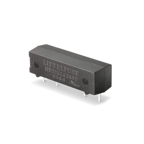 Relais reed DC - HE3300 series - Littelfuse - miniature / SIL / haute tension