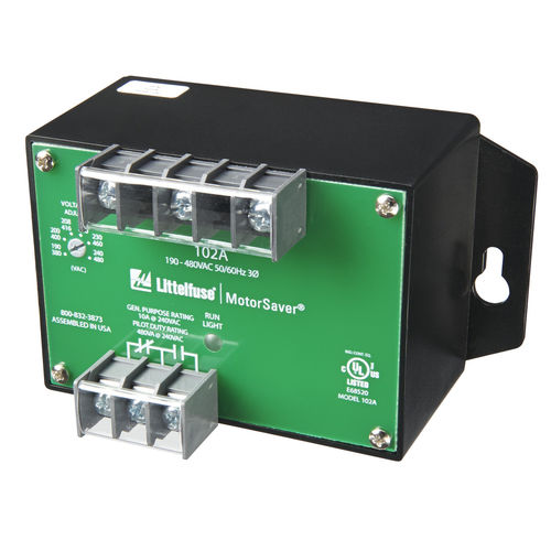 Relais de surveillance de tension - 102A series - Littelfuse - de phase / 1NO/NF / triphasé