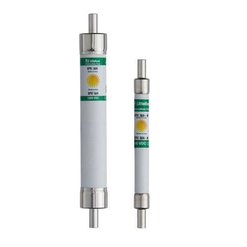 Fusible action rapide - SPXI series - Littelfuse - pour applications photovoltaïques