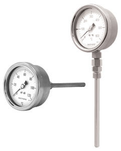Thermomètre bimétallique - BDTB18 - Badotherm Group - analogique / à cadran / à insertion