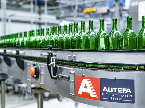 Système de transport pour bouteilles - AUTEFA SOLUTIONS - industriel