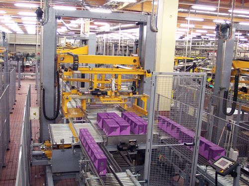 Palettiseur à portique - AUTEFA SOLUTIONS - de colis / de barquettes / de conteneur