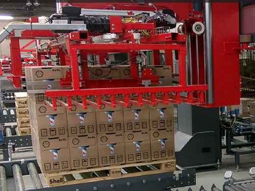 Palettiseur à portique - AUTEFA SOLUTIONS - robotisé / industriel / de cartons