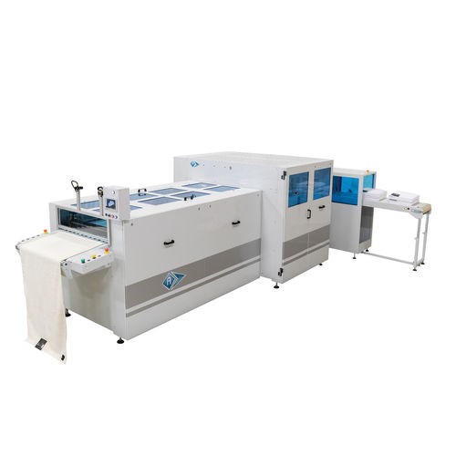 Machine de pliage de tissus - Mini-TP 2X1 - AUTOMATEX - électrique / automatique
