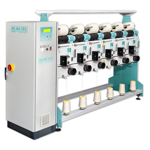 Machine de bobinage de fils textiles - MOD BU - BE.MA.TEX - croisé / de précision / de cône à cône