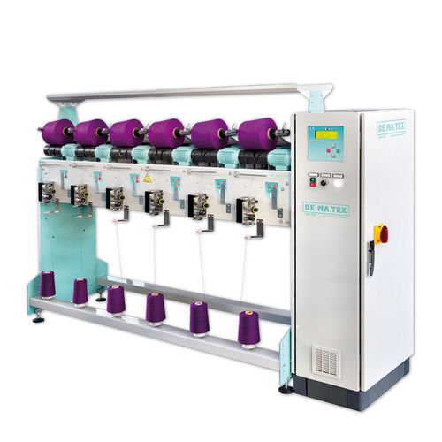 Machine de bobinage de fils textiles - MOD.CA - BE.MA.TEX - croisé / de précision / de cône à cône