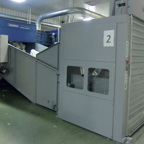 Ouvreur de balles automatique - BONINO CARDING MACHINES - peseuse / pour l'industrie textile