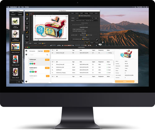 Logiciel d'impression - CalderaRIP Version 13 - CALDERA - navigateur web