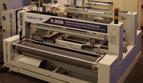 Machine à coudre point noué double - K.206 - DEMAS MAKINE - à deux aiguilles / de tissus / fixe