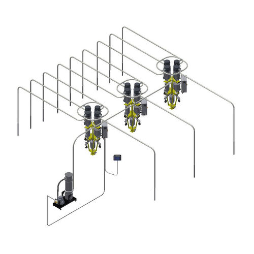 Système de transport pneumatique centralisé - SMARTCONVEY - DOTECO - pour pompe à vide / de vide