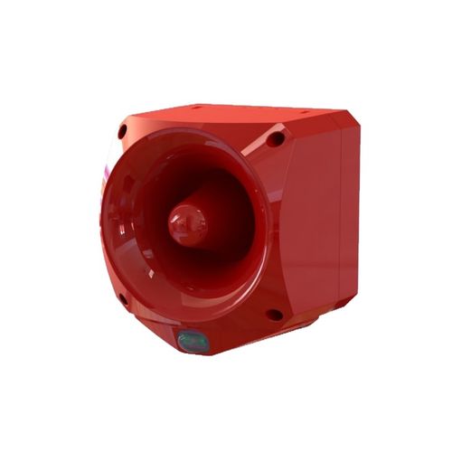 Diffuseur d'alarme sonore avec feu à LED - Nexus Pulse Wall series - Moflash Signalling - avec feu à éclats / électronique / IP66