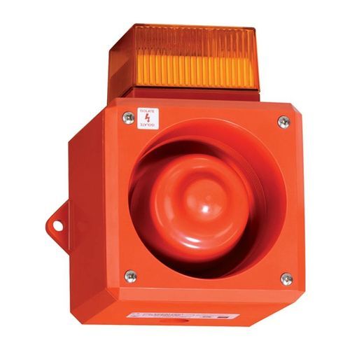 Sirène avec feu à LED - YL5IS - Moflash Signalling - ATEX / IP65 / 24 Vcc