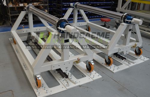Machine de déroulage de tissus - A-FRAMES - HANDSAEME MACHINERY