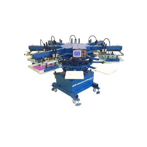 Machine de sérigraphie automatique - DIAMONDBACK E™ - M&R - à 6 couleurs / à 8 couleurs / à 10 couleurs