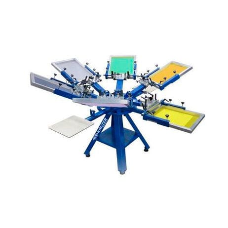 Machine de sérigraphie manuelle - KRUZER™ series - M&R - à 4 couleurs / à 6 couleurs / à 8 couleurs