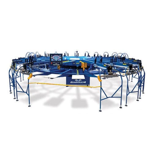 Machine de sérigraphie automatique - GAUNTLET® 4  - M&R - couleur / pneumatique / numérique
