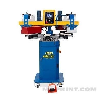 Machine de sérigraphie automatique - BEE™  - M&R - à 3 couleurs / compacte