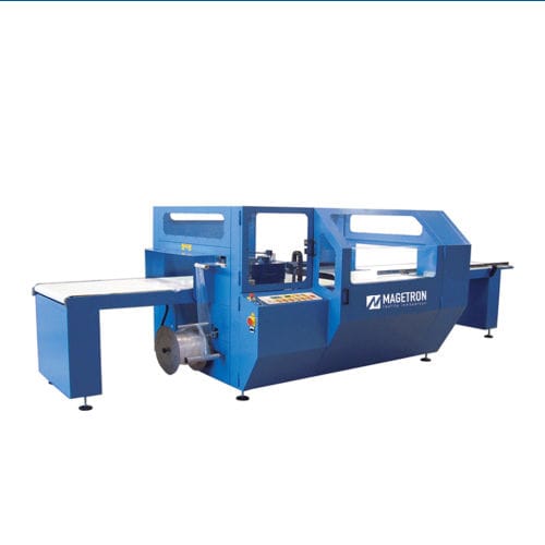 Machine de conditionnement automatique - P500 - MAGETRON - avec tunnel de rétraction / pour l'industrie textile / avec convoyeur