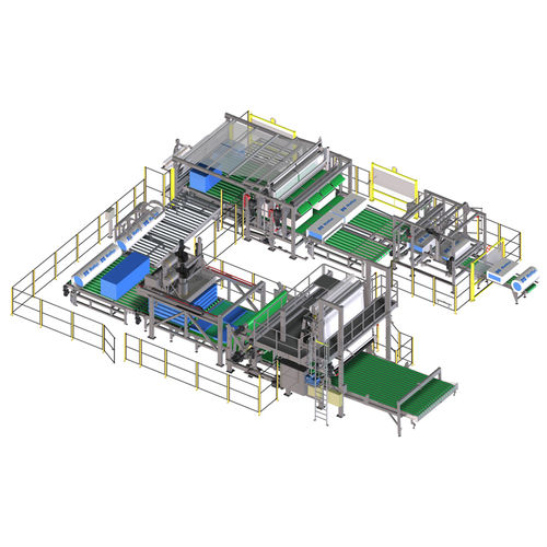 Machine d'emballage automatique - MATTHYS GROUP - sous film / horizontale / pour l'industrie textile