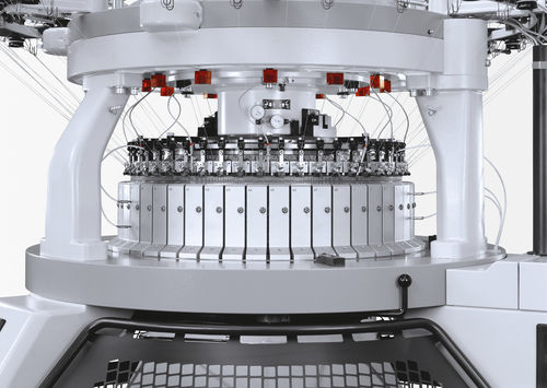 Machine à tricoter circulaire - INTERRIB 4-1.6 QC - MAYER & CIE - jersey double / industrielle