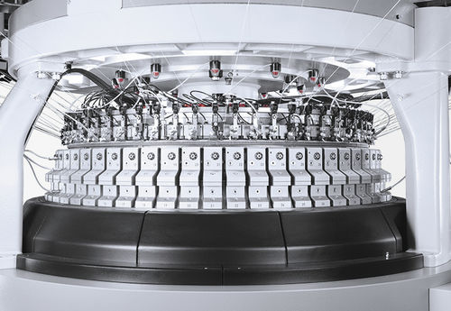 Machine à tricoter circulaire - OVJA 1.6 EE - MAYER & CIE - jersey double / industrielle