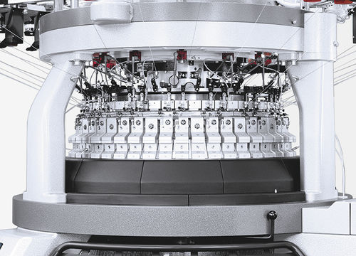 Machine à tricoter circulaire - OVJA 1.6 ET (3WT) - MAYER & CIE - jersey simple / jersey double / industrielle