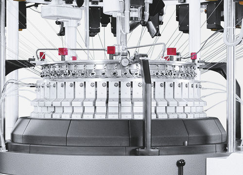 Machine à tricoter circulaire - RELANIT 1.6 E - MAYER & CIE - jersey simple / industrielle