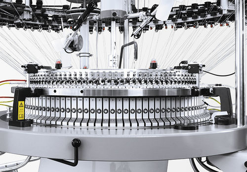 Machine à tricoter circulaire - S4-3.2 II - MAYER & CIE - jersey simple / industrielle