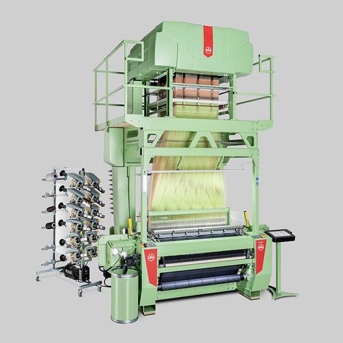 Machine de tissage pour étiquettes - MÜGRIP® MBJ8 1/1380 - MÜLLER FRICK - à grande vitesse / jacquard