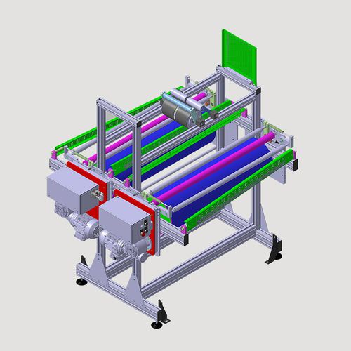 Enrouleuse de fils textiles - EBRT - MÜLLER FRICK - de process
