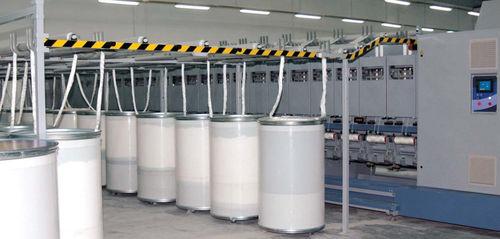 Frotteur à manchon pour fibres chimiques - FMV40 - NSC FIBRE TO YARN - pour mélanges de fibres / pour laine / vertical