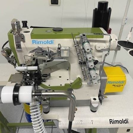 Machine à coudre à bras cylindrique - R 73-34-3MK-64DD/55780 - RIMOLDI - à point de recouvrement / à deux aiguilles / à trois aiguilles