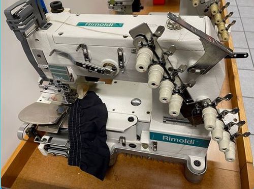 Machine à coudre à bras cylindrique - S74-10-4LM-01 - RIMOLDI - à point de recouvrement / à 4 aiguilles / à 4 fils