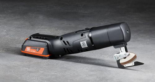 Ciseau pour textiles portatif - R1 B70 - ROBUSO - sur batterie