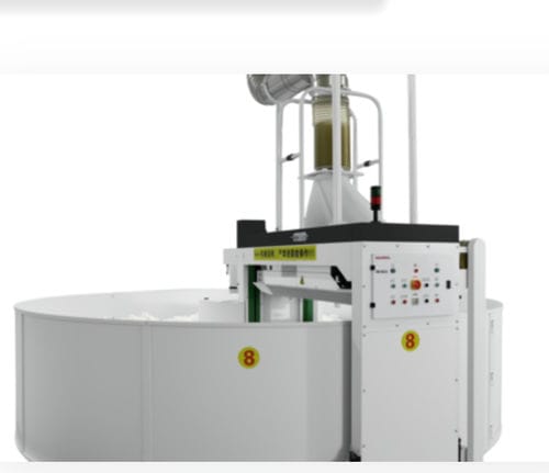Presse à balles pour textiles - JSB002 A/B - SAURER SCHLAFHORST - à chambre verticale / à chargement par le haut / automatique