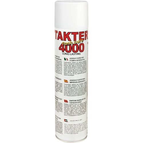 Colle pour textiles - TAKTER® 4000 - SILICONI - monocomposant / transparente / en aérosol